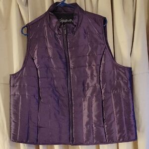 Eggplant Purple Puffer Vest